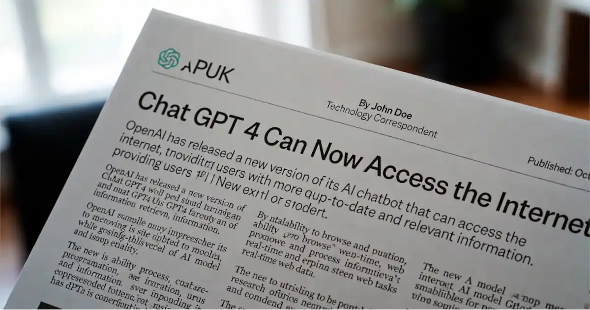 Can Chat GPT 4 Access the Internet? Here's What You Need to Know